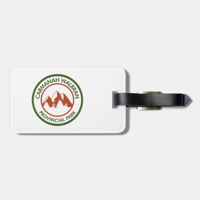 Carmanah Walbran Provincial Park Luggage Tag (Back Horizontal)