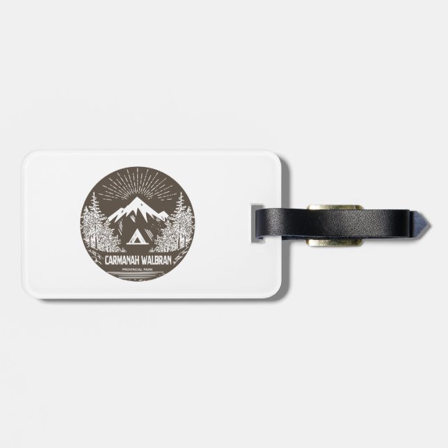 Carmanah Walbran Provincial Park Luggage Tag (Back Horizontal)