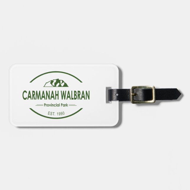 Carmanah Walbran Provincial Park Luggage Tag (Front Horizontal)