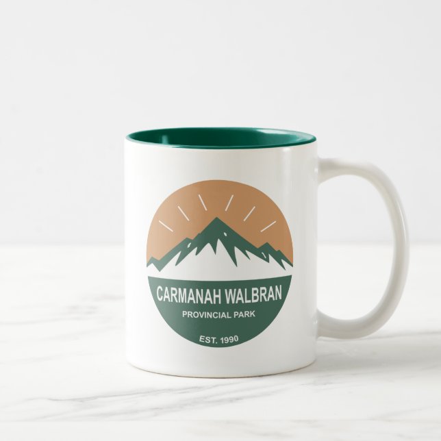 Carmanah Walbran Provincial Park Two-Tone Coffee Mug (Right)