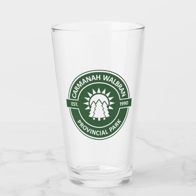 Carmanah Walbran Provincial Sun Trees Glass (Front)