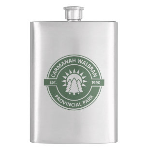 Carmanah Walbran Provincial Sun Trees Hip Flask
