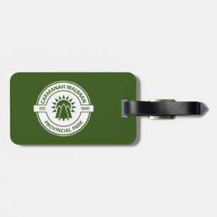 Carmanah Walbran Provincial Sun Trees Luggage Tag