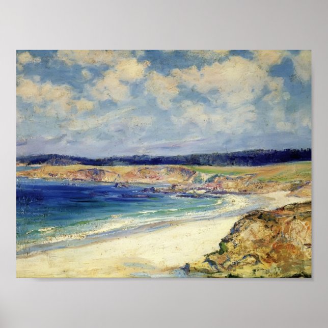 Carmel Beach by Guy Rose Poster (Front)