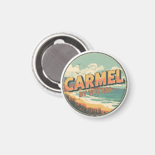 Carmel by the sea beach california pacific coast magnet