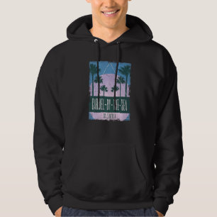 Carmel by the Sea California CA Vintage Vaporwave Hoodie