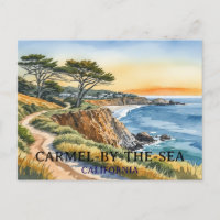 Carmel-by-the-Sea California Postcard