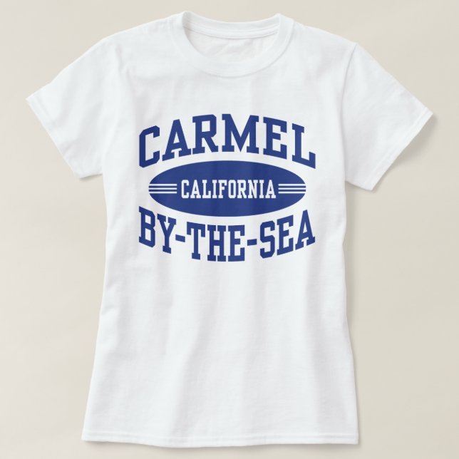 Carmel By The Sea California T-Shirt (Design Front)