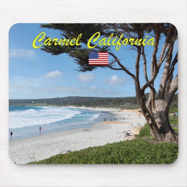 CARMEL BY THE SEA - MONTEREY CALIFORNIA USA MOUSE PAD (Front)
