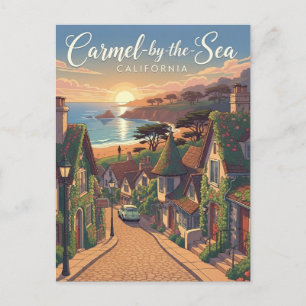 Carmel-by-the-sea  postcard