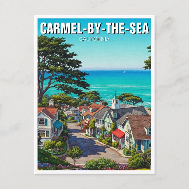 Carmel-by-the-sea  postcard (Front)