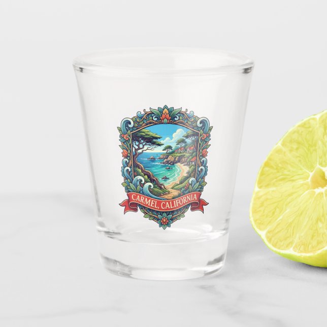  Carmel by the Sea Shot Glass (Front)