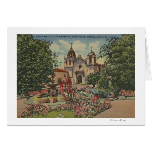 Carmel, CA - Mission San Carlos De Borromeo (Front Horizontal)