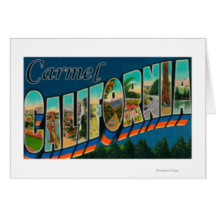 Carmel, California - Large Letter Scenes