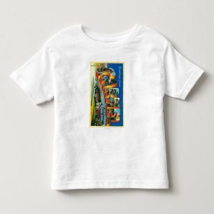 Carmel, California - Large Letter Scenes Toddler T-Shirt