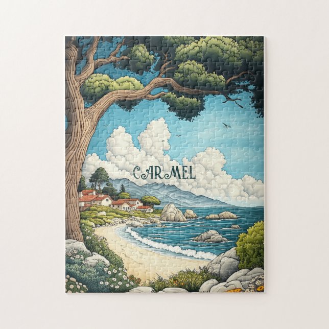 Carmel California Travel Jigsaw Puzzle (Vertical)