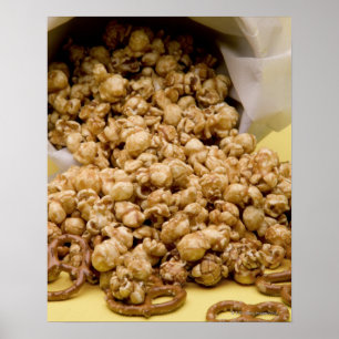 Carmel Corn and pretzels Poster