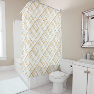 Carmel Cream Shower Curtain