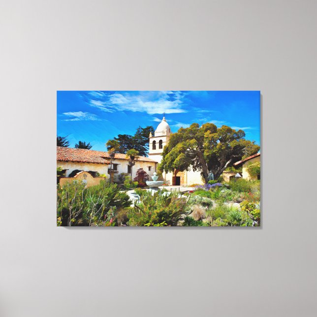 CARMEL MISSION BASILICA Canvas Art (Front)