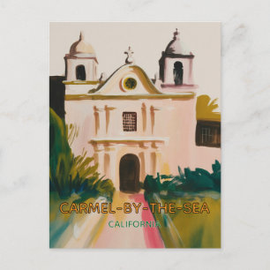 Carmel Mission California Postcard