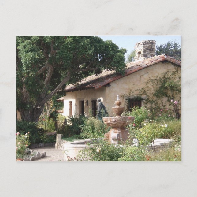 Carmel Mission Postcard (Front)