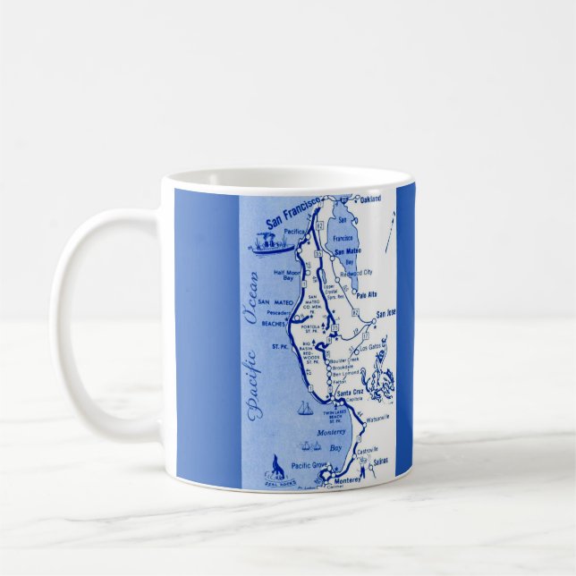 Carmel to San Francisco  Mug (Left)