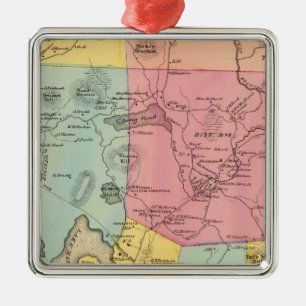 Carmel, Town Metal Tree Decoration