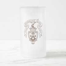 Carmelite Emblem Frosted Beer Mug