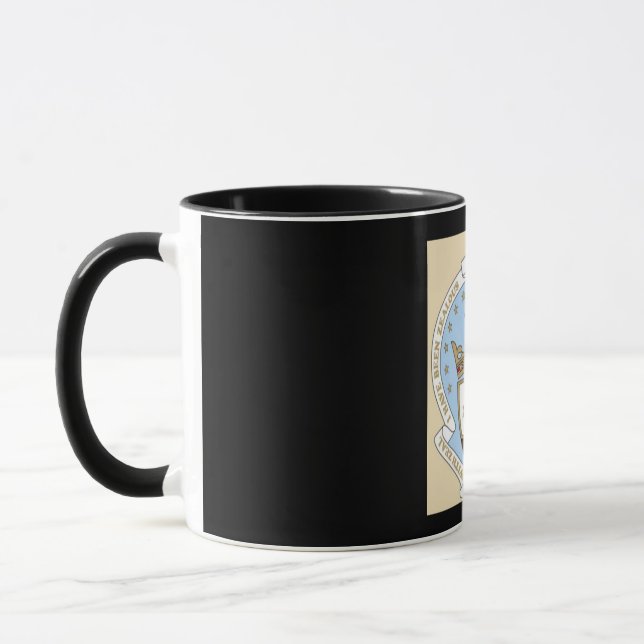 Carmelite Mug with Black Background (Left)