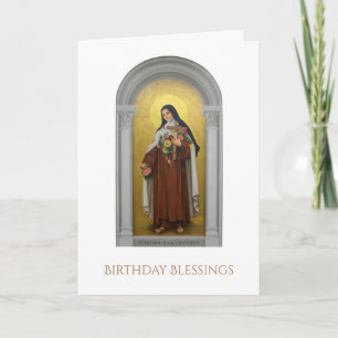 Carmelite Nun St. Therese the Little Flower Card