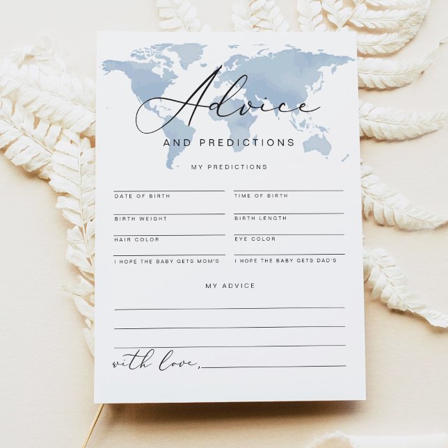 CARMEN Adventure Baby Advice and Predictions Card (Creator Uploaded)