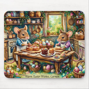 CARMEN ~ EASTER MICE ~ Making Easter Eggs ~ Mouse Pad