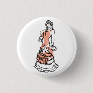 Carmen in a plate 3 cm round badge