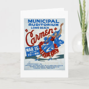 Carmen Long Beach 1938 WPA Card