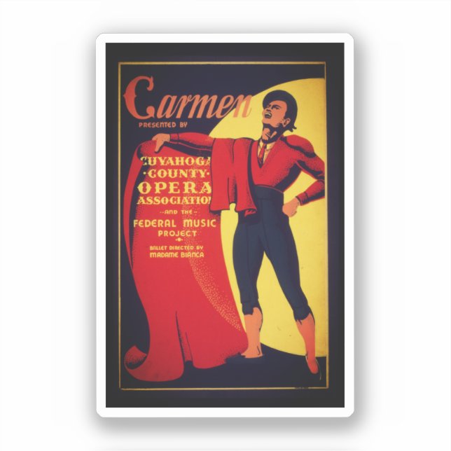 Carmen opera poster (Front)