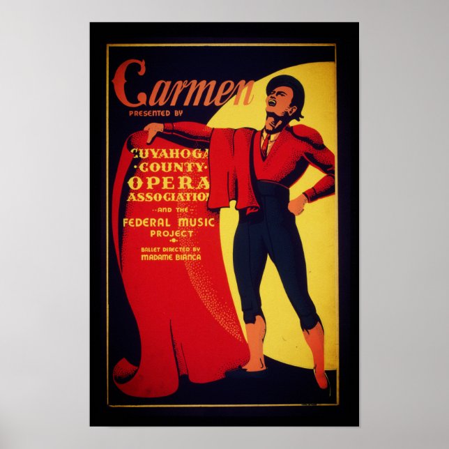 Carmen opera poster (Front)