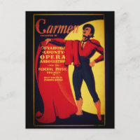 Carmen opera poster