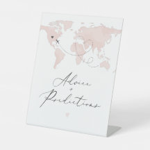 CARMEN Pink Travel Themed Guest Check In