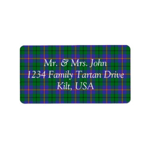Carmichael Tartan Label
