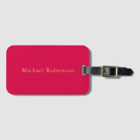 Carmine Red Gold Colours Professional Trendy Moder