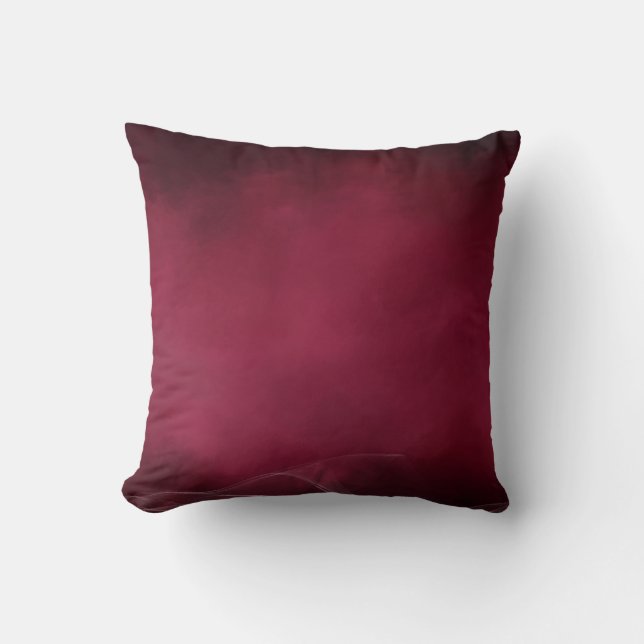 Carmine Red Soft Pastel Colour Tone Cushion (Front)