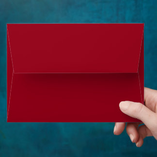 Carmine (solid colour) Envelope