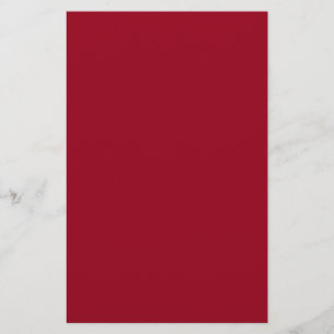 Carmine Solid Colour Stationery