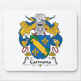 Carmona Family Crest Mouse Pad