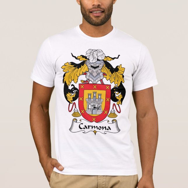 Carmona Family Crest T-Shirt (Front)