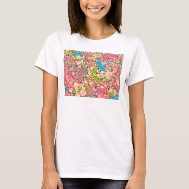 Carnation Basic Tank Top (White) w/ Beauty (Front)