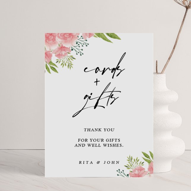 Carnation Flower Cards and Gifts Wedding Sign (Creator Uploaded)