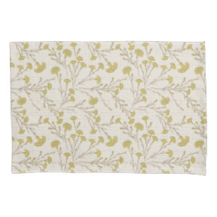 carnation flower cottagecore rustic farmhouse  pillowcase
