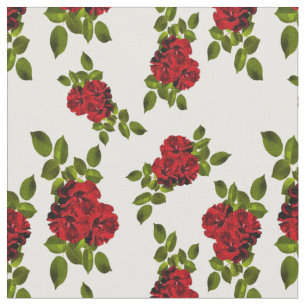 Carnation flowers fabric