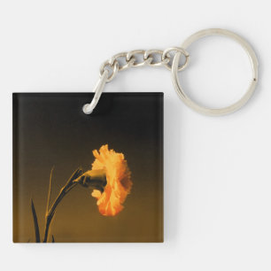 carnation key ring